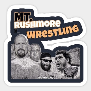 My. Rushmore of Wrestling Sticker